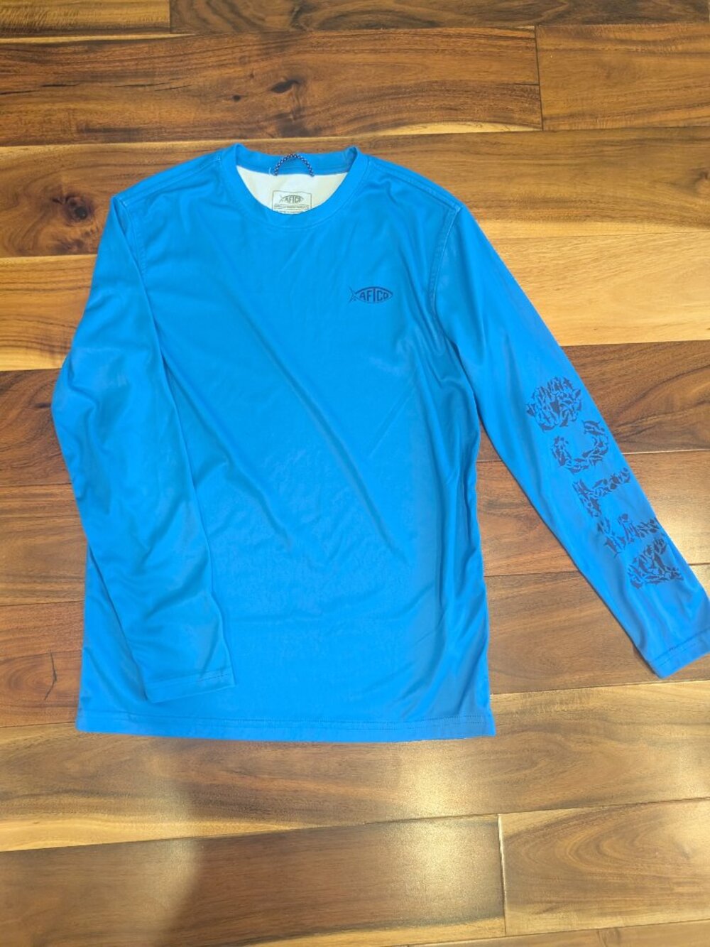 Boys Aftco Long Sleeve Performance Shirt - Size L